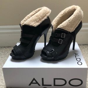 Aldo Ratkovich Peep Toe Booties
